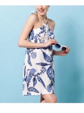 Lilly Pulitzer Seashell Halter Mini Dress